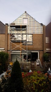 Achterhout constructie
