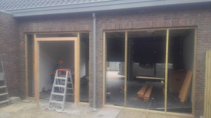 Houtconstructie tbv oude kerkraam